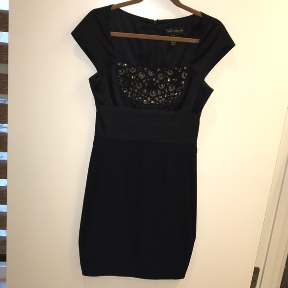 Malandrino black cocktail mini-dress - Picture 2 of 7